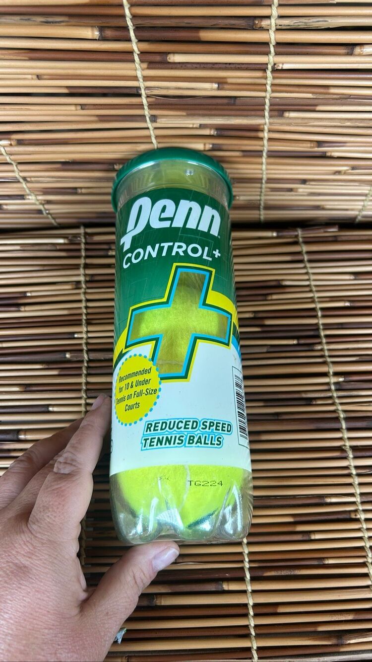 Penn Control Plus Tennis Balls USTA Approved Kids Reduced Speed 3 Balls